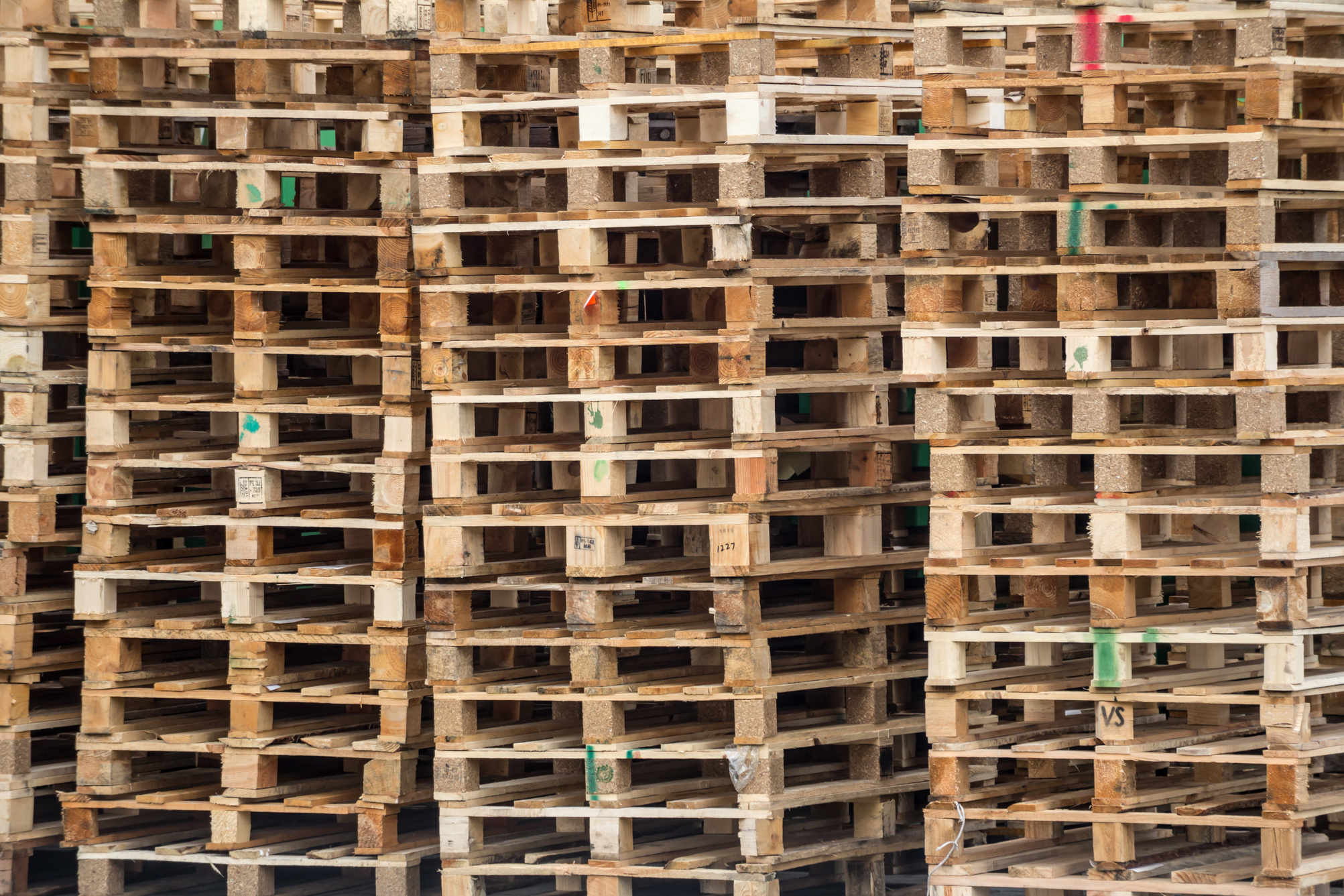 Stack of Wood Pallets